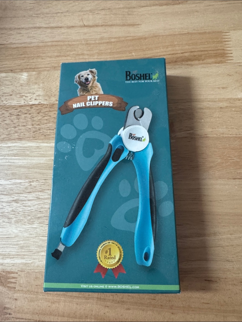 Boshel Pet Nail Clippers - Teal & Black